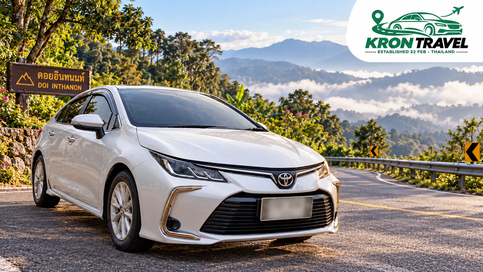 รถเช่า Toyota Corolla Altis พร้อมคนขับ